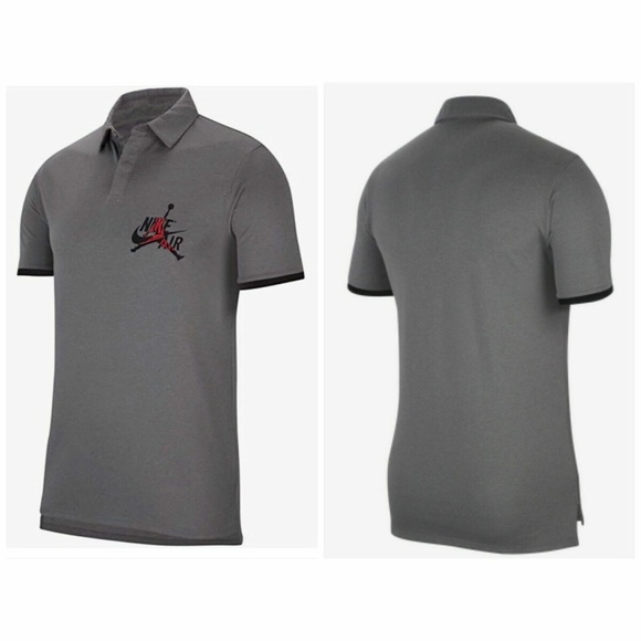 Nike Jordan Air Jordan Jumpman 23 Classics Polo CK2228-091 (Grey/Black) - Picture 1 of 1